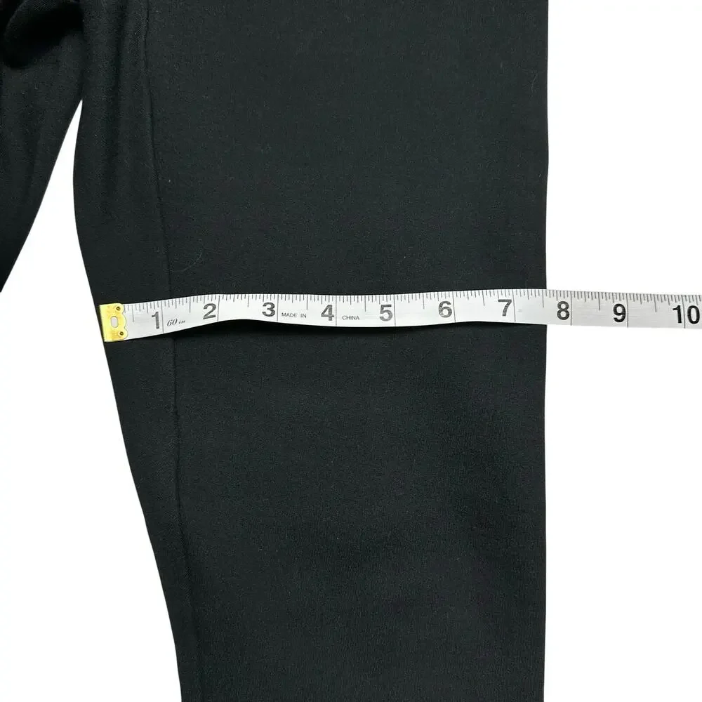Spanx | Women | The Perfect Front Split Hem Solid Black Leggings | Size Small